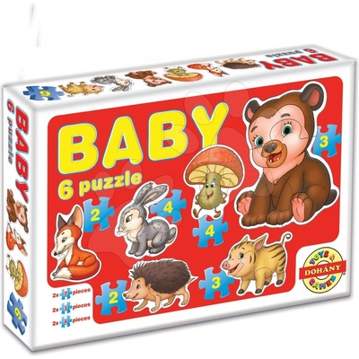 Dohány Baby zvieratka z lesa 6-obrázkové DH635-3