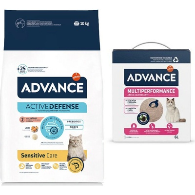 ADVANCE CAT Adult losos a ryža Sensitive 10 kg
