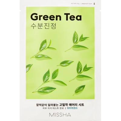 Missha Airy Fit Sheet Mask Green Tea Маска за лице дамски 19gr