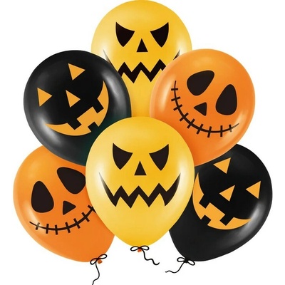 Party Deco Latexové balonky Halloween Dýně 30cm