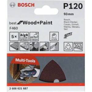 Bosch Шлайфхартия BOSCH F460 BfWP, G180, 93 мм (5 бр. ) 2608621688 (2608621688)