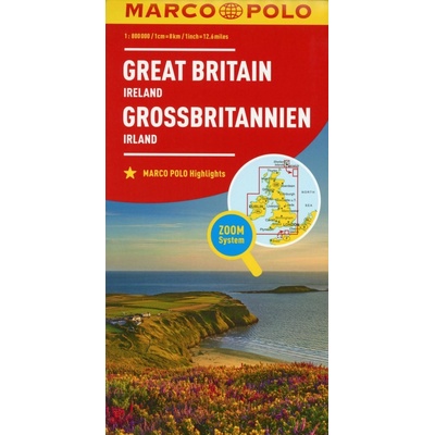 Velká Británie mapa ZoomSystem
