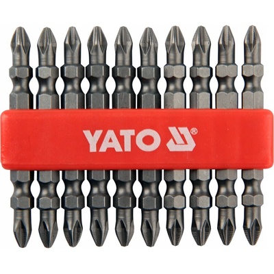Bit YATO krížový 1/4" PH2 x 65 mm 10 ks obojstranné