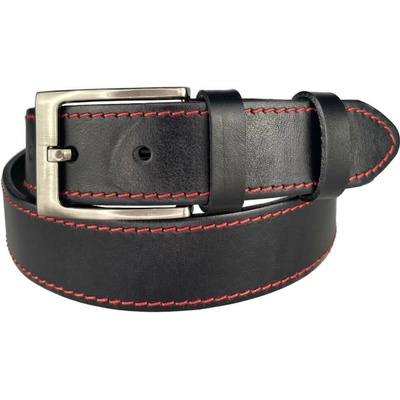 Penny Belts pánský kožený opasek 35-1CV-9 černý