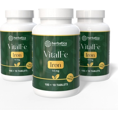 Herbatica Železo 14 mg 110 tablet
