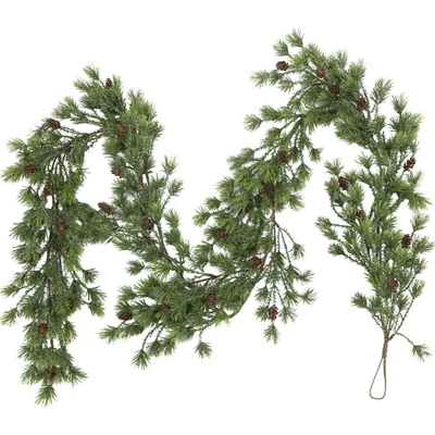Chic Antique Dekorativní girlanda Fir/Pinecones 180 cm, zelená barva, plast