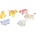 Rappa Комплект фигурки Rappa - Бебета диви животни I, 6 броя, 4-4.5 cm (440036-1)