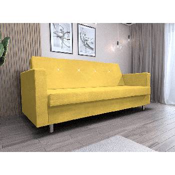 Разтегателен диван Lilana жълт
