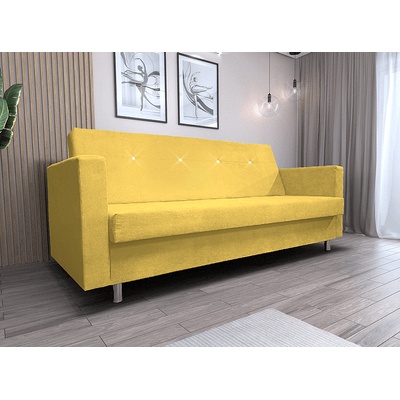 Разтегателен диван Lilana жълт