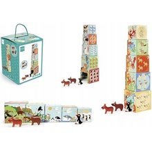 Scratch Pyramida s dřevěnými zvířátky