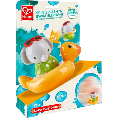 Hape Hračky do vody - Plavací slon s kačenkou