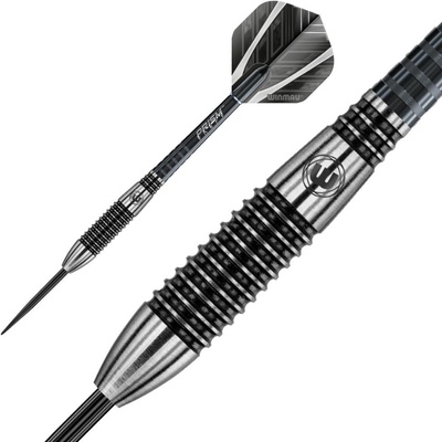 Sada steel šípok Winmau Blackout 24g, 90% wolfram