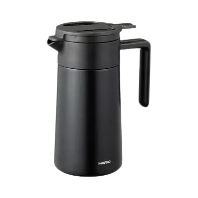 Hario Термо кана Hario от 600 ml с керамична повърхност - ЧЕРНА