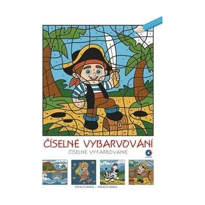 Omalovánka A4 Číselné vybarvování