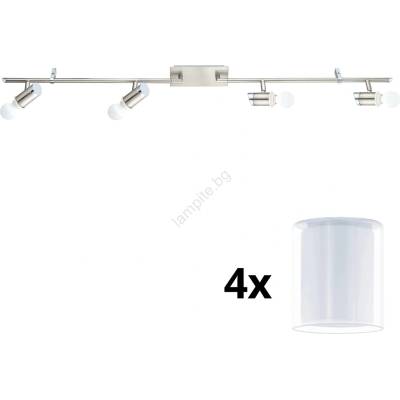 EGLO - LED точкови лампи MY CHOICE 4xE14/4W/230V хром/бяло (EG31109D)