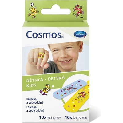 Náplast Cosmos Dětská 19 x 72 mm (12x) 16 x 57 mm (8x)