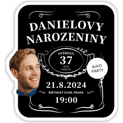 Personal Personal Personalizované pozvánky -Jack Daniel´s