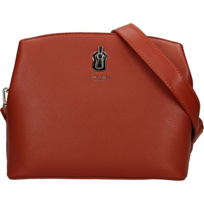 David Jones dámská crossbody kabelka Karmen červeno-hnědá