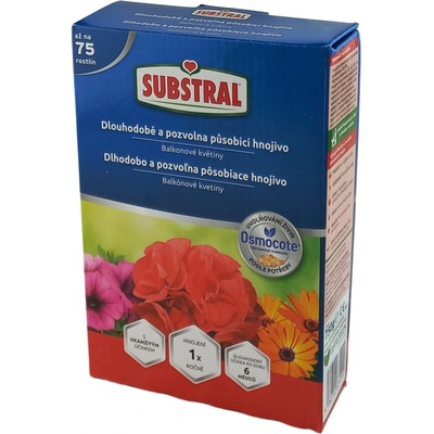 Substral Osmocote dlouhodobé hnojivo pro balkónové květiny 750 g