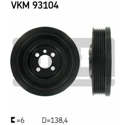 Jeep COMPASS 01/07-02/11 remenica kľukového hriadeľa /SKF/