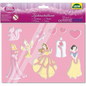 Kreslící šablony Disney Princezny