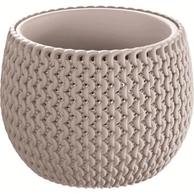 Prosperplast Květináč s vkladem SPLOFY BOWL mocca 14,4 cm