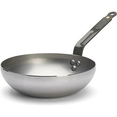 Ocelová pánev WOK de Buyer MINERAL B 24cm zaoblený
