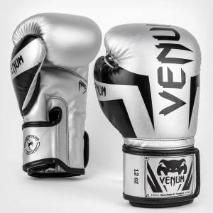 Venum | Официален Вносител за България Боксови Ръкавици Venum Elite Silver/Black - 12 oz
