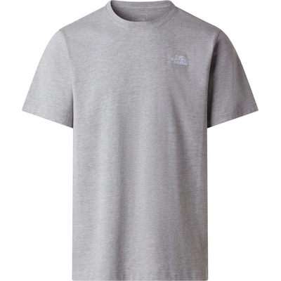 The North Face Мъжка тениска The North Face Evolution Simple Dome Short Sleeve T-shirt - Pale Grey Heather - размер XXL (216-7971-0816)
