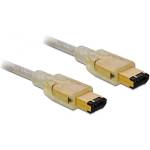 Delock 2 метра FireWire кабел (6/6 пина)