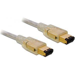 Delock 2 метра FireWire кабел (6/6 пина)