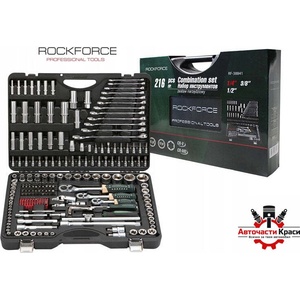 ROCKFORCE Professional Гидория -216 части 1/4-3/8-1/2 от4-до32 rf-38841 ('267203)