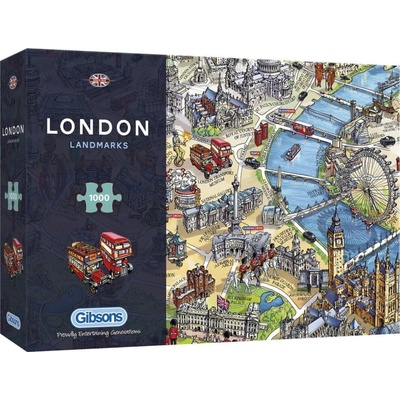 Gibsons London Landmarks 1000 dielov