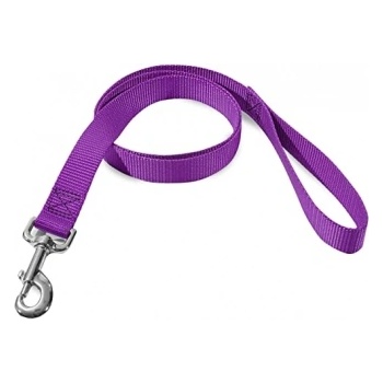 Pet Interest Single Leash L - Модерен едноцветен повод за кучета, 2, 5*120 см. - лилав