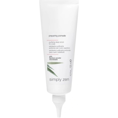 Simply Zen Preparing Pomade čisticí peelingová pasta pro pokožku hlavy 125 ml
