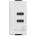 Vimar 09292. cc c+c-usb захранване 5v 3a 1m бяло neve up (09292.cc)