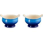 Le Creuset Каменни купи за бульон 600 мл, тъмносин, 2 бр (79284002200000)