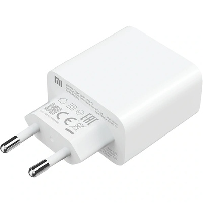 Xiaomi Зарядно устройство XIAOMI за електрическата мрежа USB+Type-C гнездо (33W, PD бързо зарядно устройство 3.0) БЯЛО BHR4996GL (BHR4996GL)