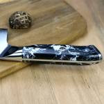 Chefsblade Кухненски нож - Chef - ламинат дамаск - дръжка от естествен тюркоаз - CB 100093