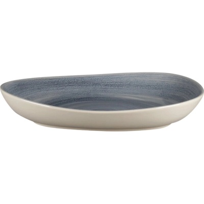 RAK Porcelain Spot tanier hlboký 28 x 22,5 cm, sivomodrý SJDFLDP28-12