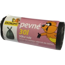 Vipor Ekonomy HDPE 30 l 6 µm 50ks černé