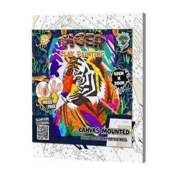 Splat Plasticine pasting kit - Tiger