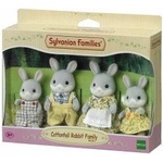 EPOCH Set of Dolls Sylvanian Families Family Gray Rabbit