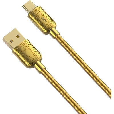 XO NB216 USB - USB-C, 2,4A, 1m, zlatý