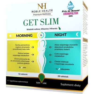 Noble Health Get Slim Morning & Night 56 + 28 tabliet