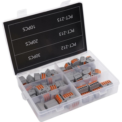 KRAFT&DELE WAGO svorky sada 0,14-4mm2 60ks KD10496