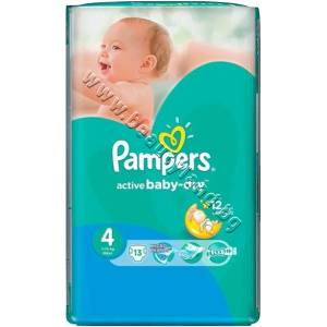 Pampers Пелени Pampers Active Baby Dry Maxi, 13-Pack, p/n PA-0202304 - Пелени за еднократна употреба за бебета с тегло от 7 до 14 kg (PA-0202304)