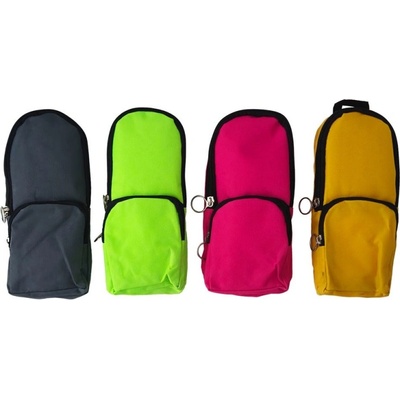 Несесер 2 ципа празен 23/10/5 см. 2454