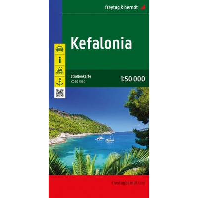 Kefalonia, Straßenkarte 1:50.000, freytag & berndt