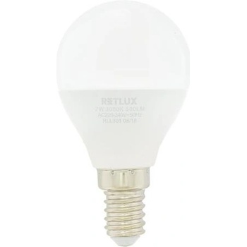 Retlux RLL 301 G45 E14 miniG 7W teplá bílá